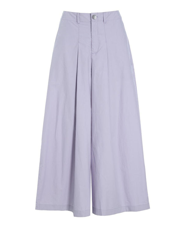 Paper Poplin Wide Leg | Lavender Sky