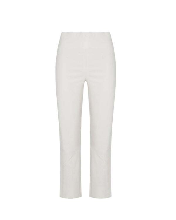 Leather Crop Flare | Shell