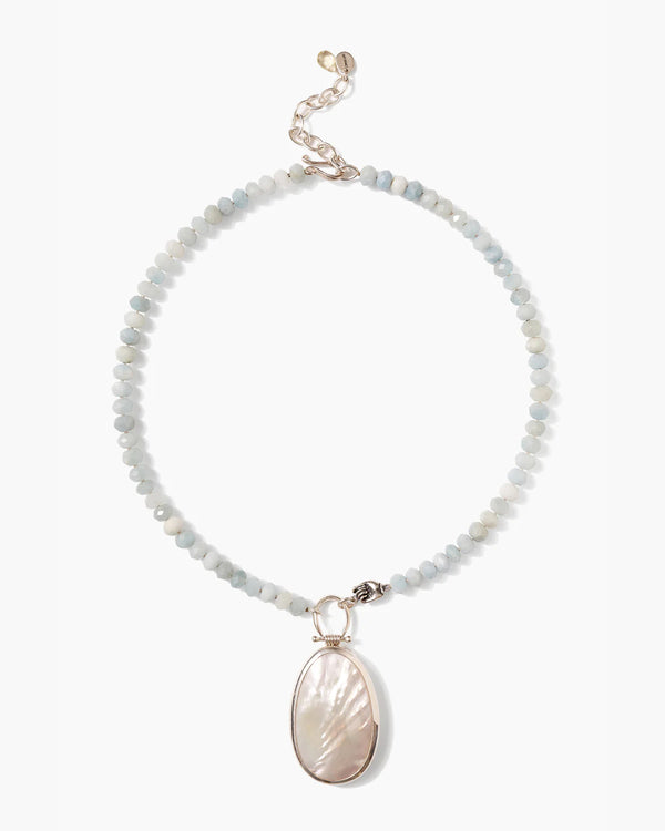 Leon Aquamarine Pendant Necklace