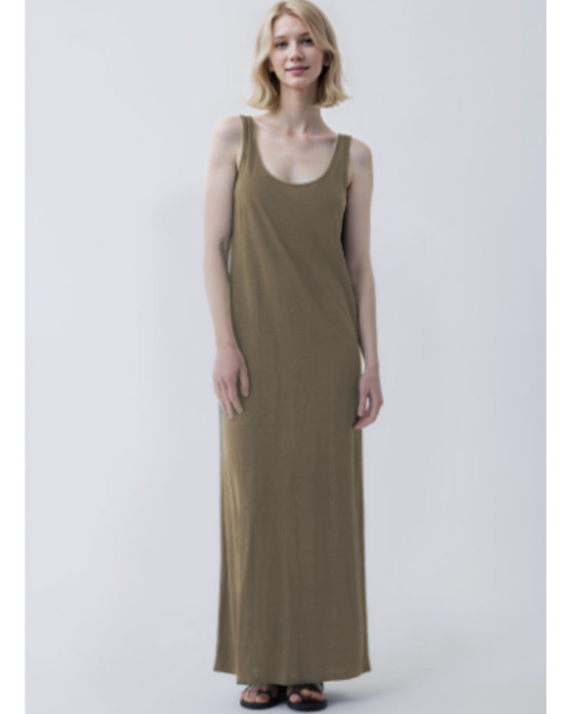 chinese dress ladies Linen Tank Dress - Ellie (M only) Clearance