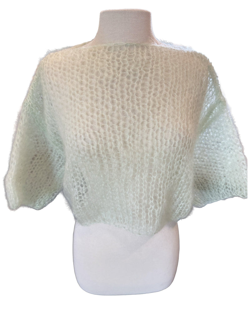 Mohair T-Shirt Light | Water Green