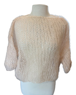 Mohair T-Shirt Light | Soft Apricot
