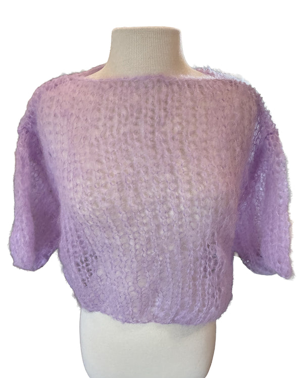 Mohair T-Shirt Light | Lilac