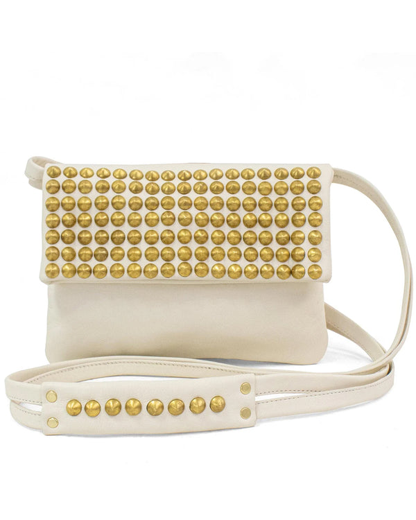 Marni Tosa Messenger | White with Brass