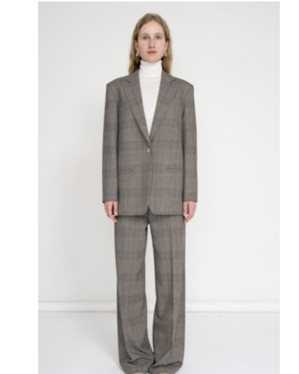 Mercedes Blazer | Checkered Grey