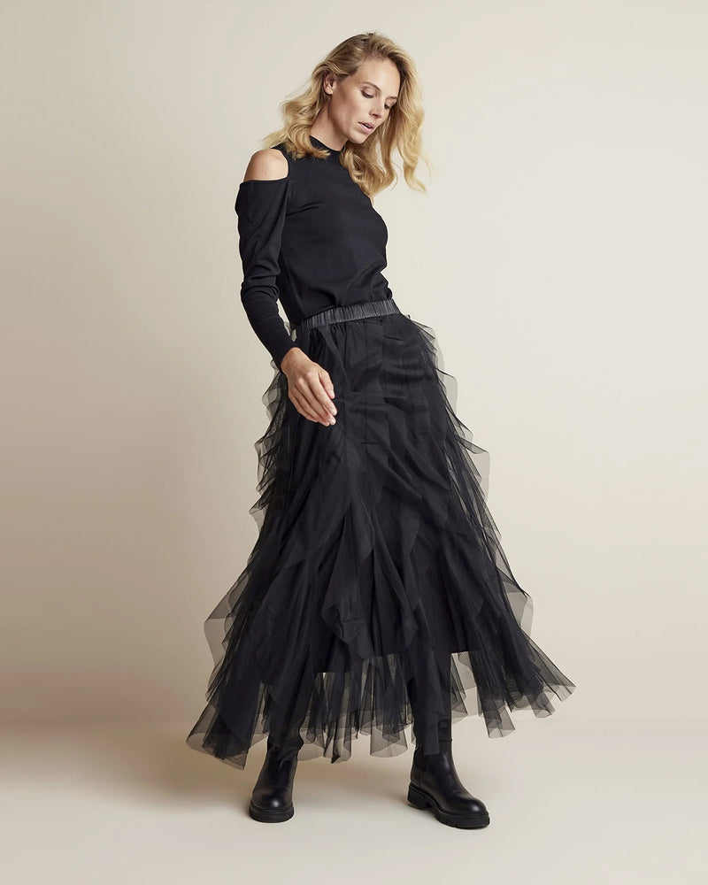 Mesh Skirt | Black