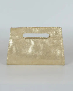 Studio Caleidoscope Mia Clutch gold shop at well heeled stowe vermont