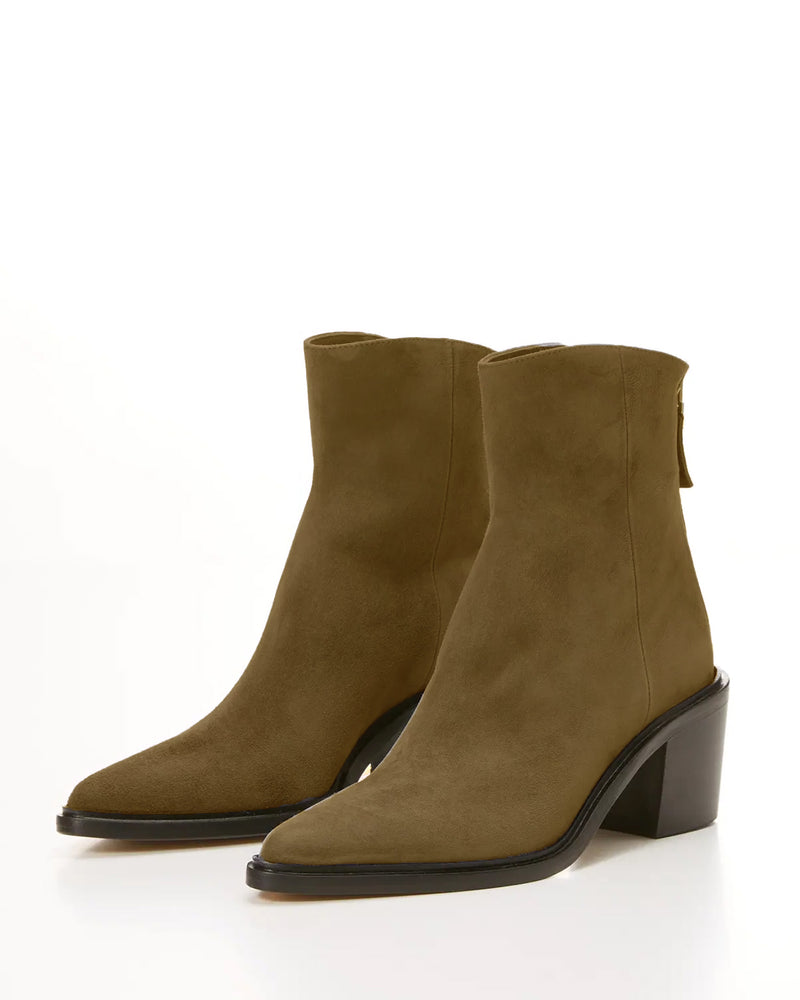 Jane Suede Bootie Camiosco | Military