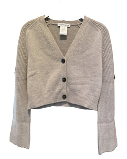 Mini Cardigan Maniche | Travertine