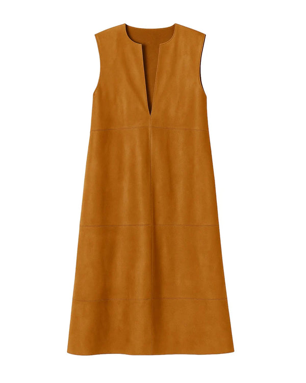Payton Dress | Mud Suede
