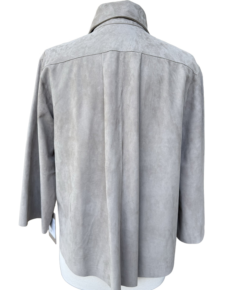 Veda Suede Jacket - Taupe