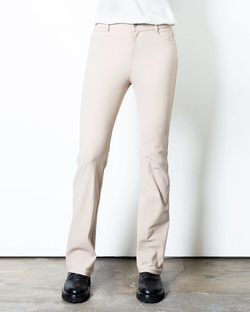Timothy Tech Jean Flare Pant | Mushroom