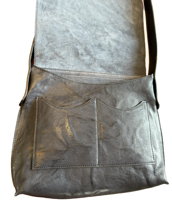 Mini Messenger | Marina Rumpled Sheepskin