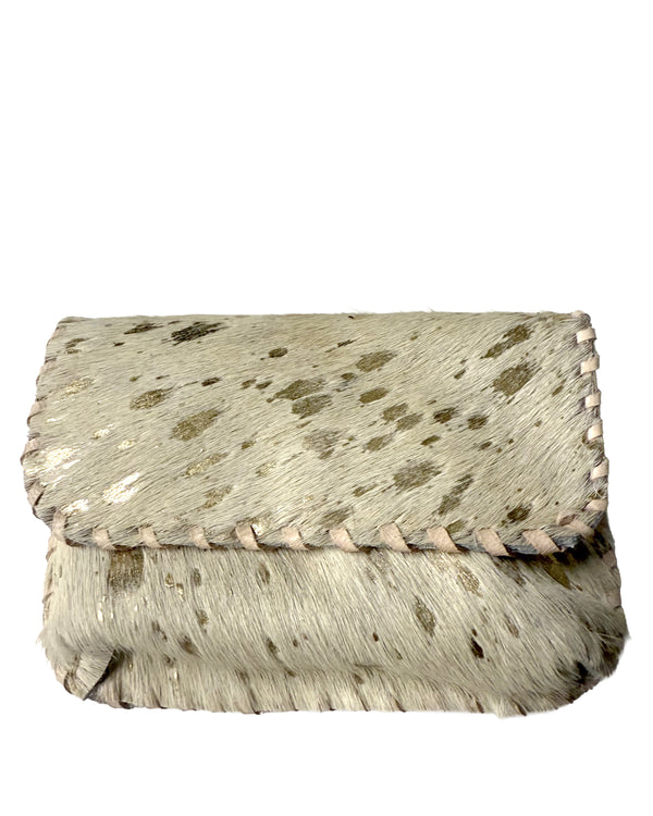 Studio Caleidoscope Neo Card/Coin Pouch in Gold at well heeled