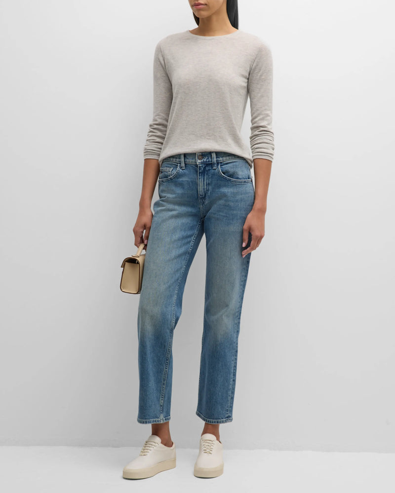 Long Sleeve Cashmere Crew Neck | Brume Chine