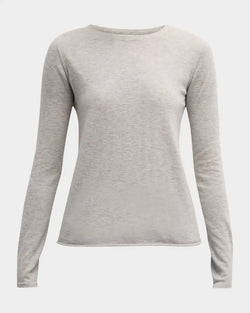 Long Sleeve Cashmere Crew Neck | Brume Chine