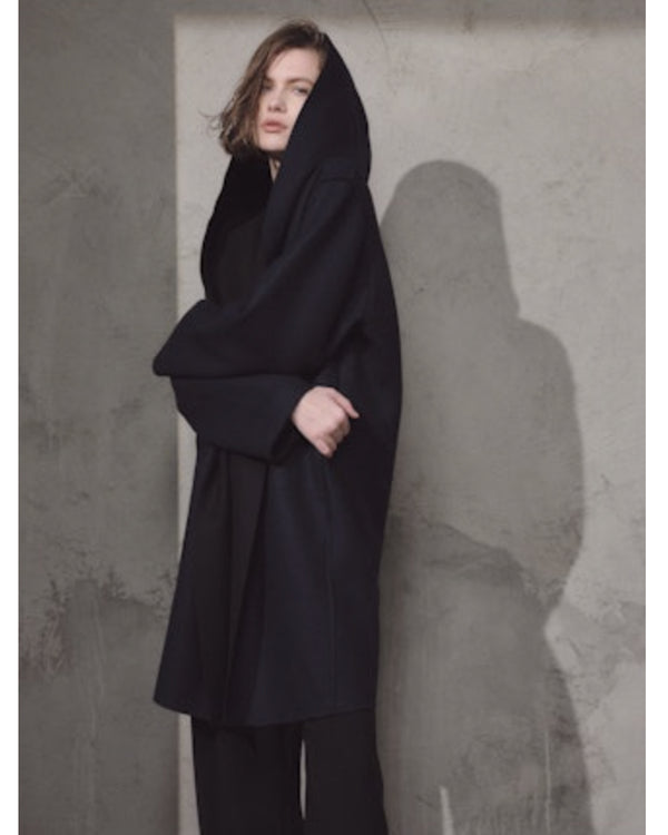 Overcoat | Dark Blue & Black