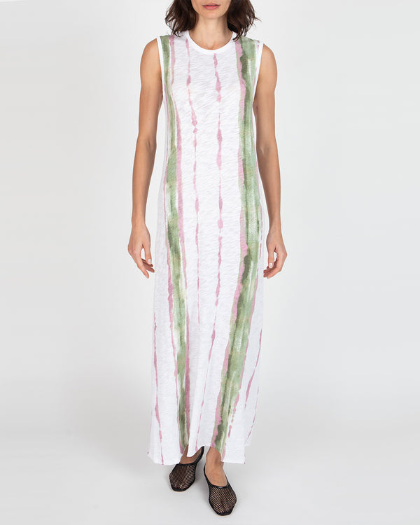 Slub Jersey Paint Stroke Maxi