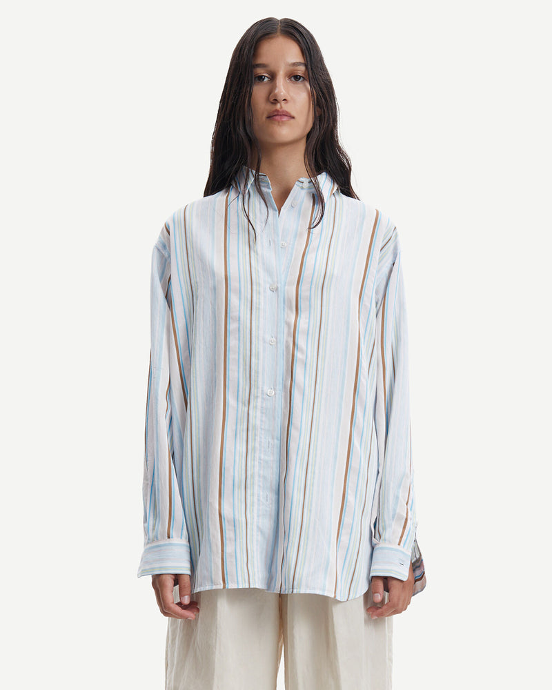 Alfrida Button Down Shirt | Pastel Stripe