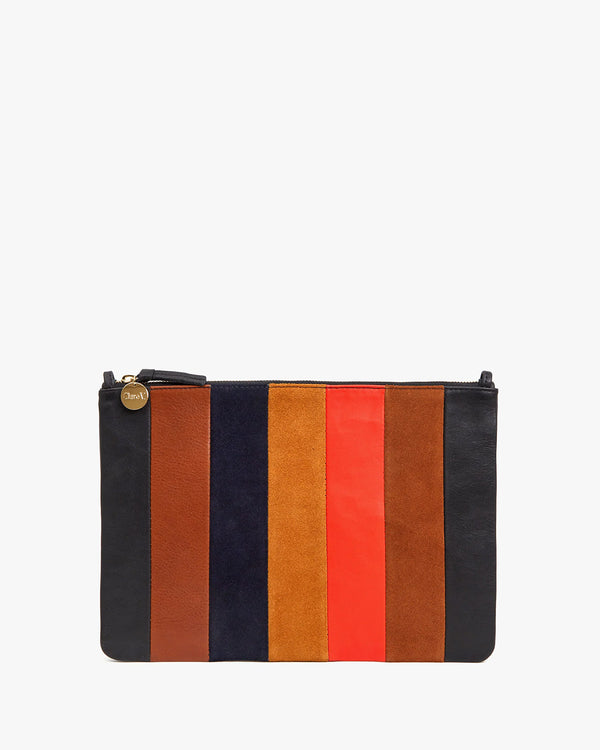 Flat Clutch with Tabs | Patchwork
