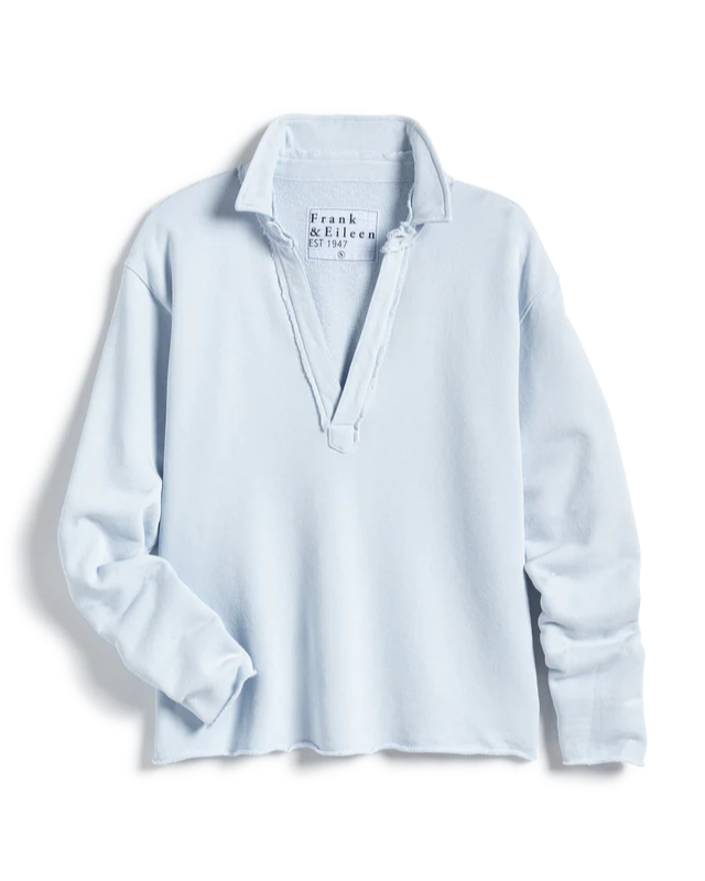 Patrick Popover Henley Sweatshirt | Ice