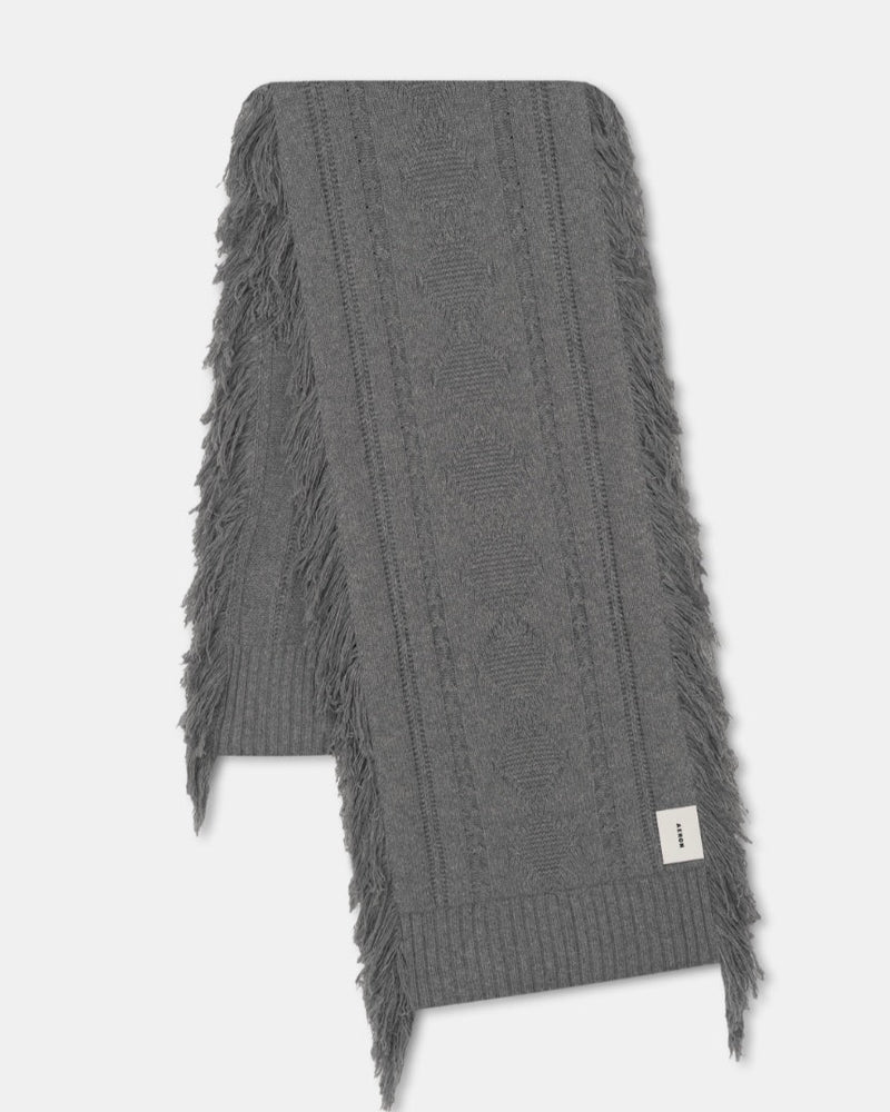 Peak Scarf | Grey Melange
