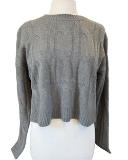 Clover Crop Cable Sweater | Pine