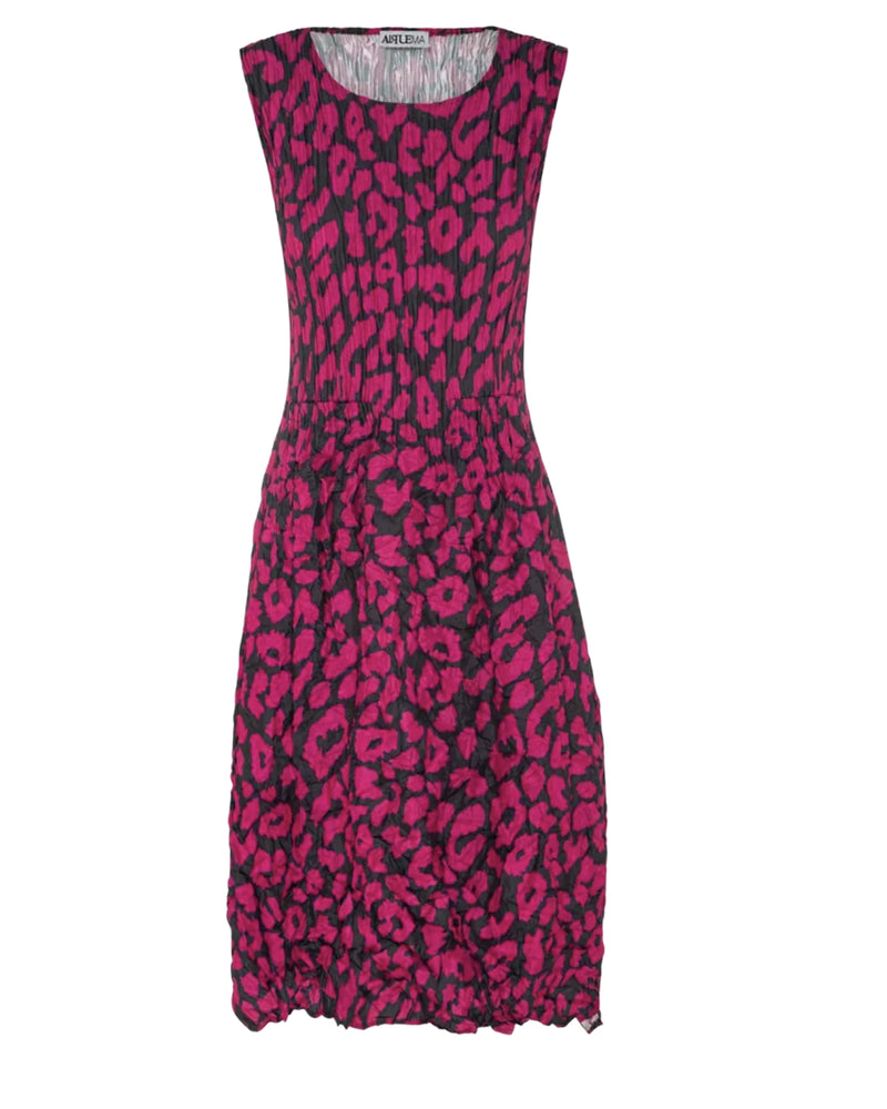 Smash Pocket Dress | Pink Leopard