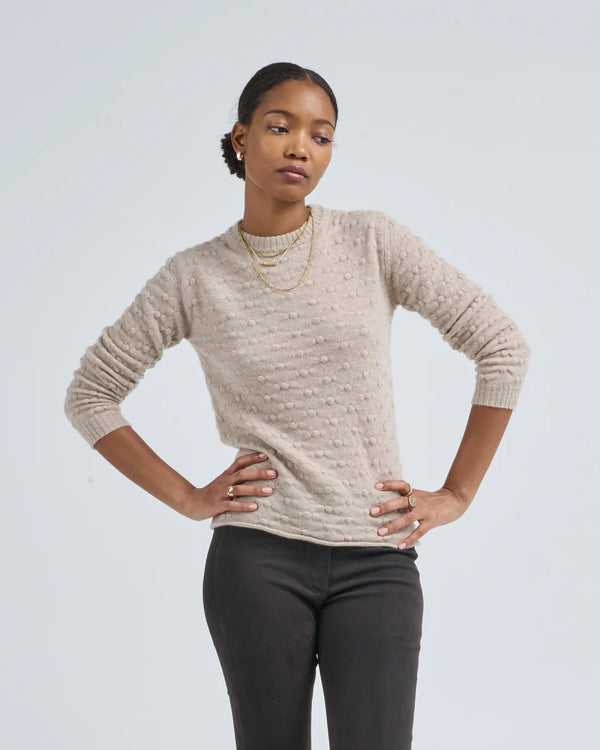 Polka Sweater | Oat