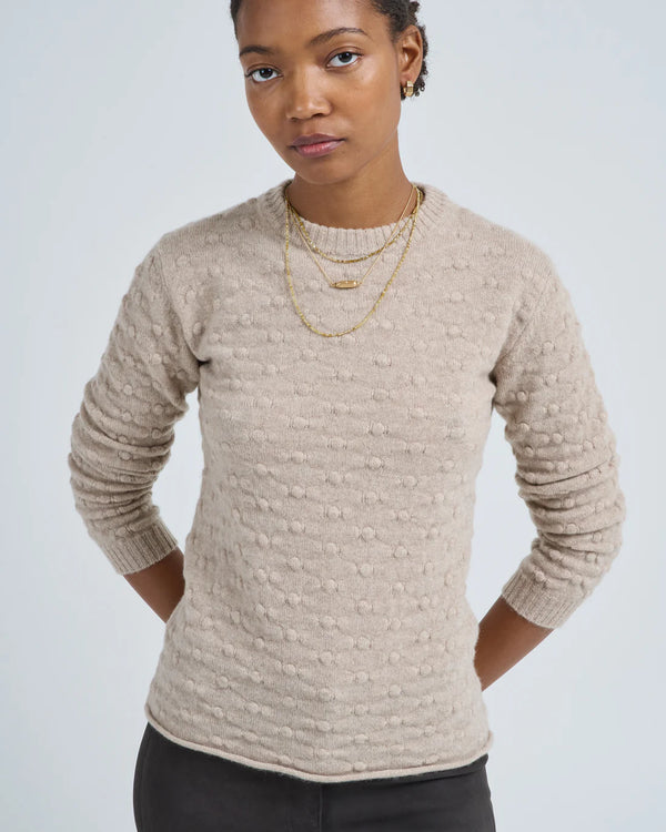 Polka Sweater | Oat
