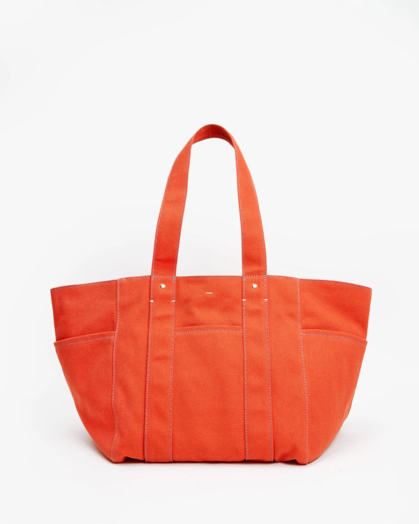 Le Box Tote | Poppy Canvas