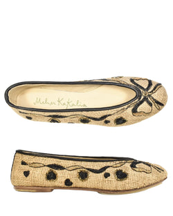 Meher Kakalia Queen Darcy in Jute Natural at well heeled boutique in stowe vt
