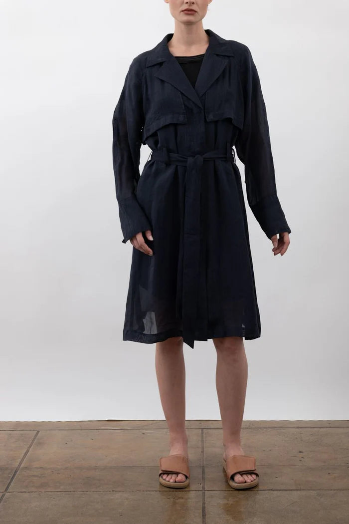 Sheer trench coat hotsell