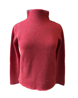 Mock Neck Sweater | Red Bison