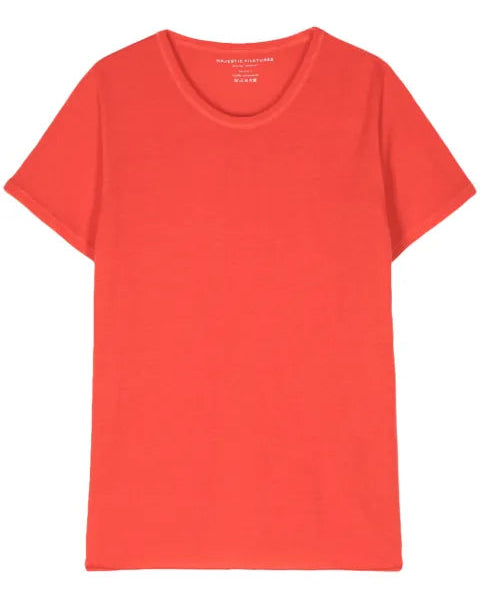 Short Sleeve Cashmere Crewneck | Red River