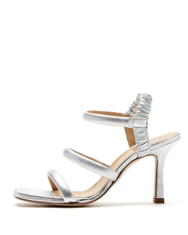 Rodeo Strappy Leather Sandal | Silver