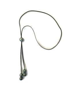 Royal Tahitian Double Drop Necklace
