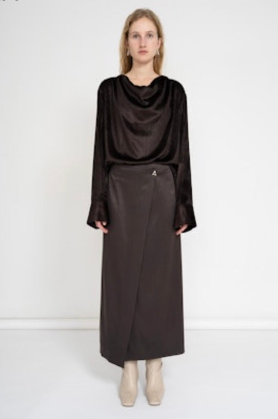 Royal Long Skirt | Espresso