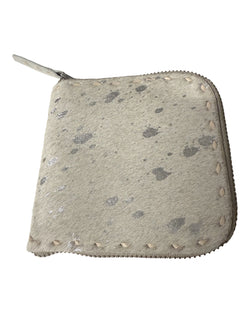 Studio Caleidoscope Ruby Wallet in silver shop at well heeled