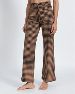 Sailor Pant | Camel Plaid