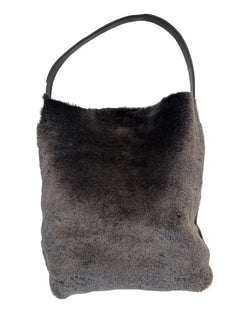 Small Hobo Shearling | Black Snowtop Shearling