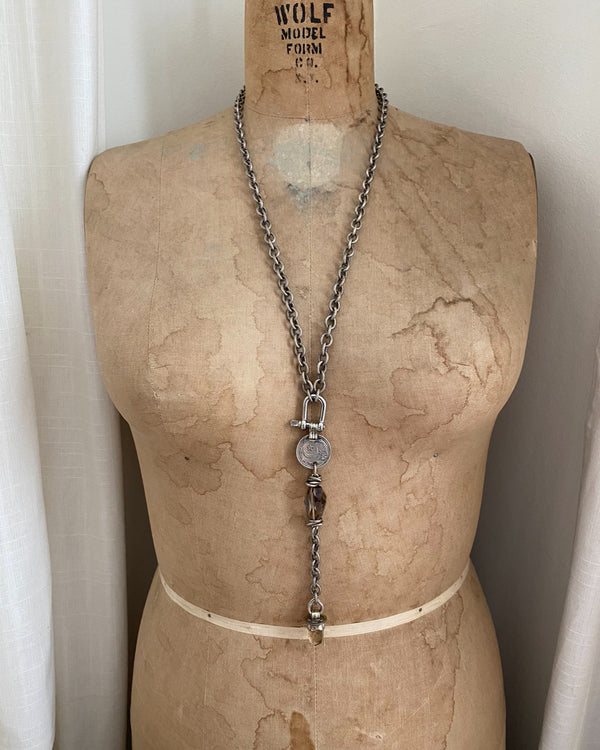 Smoke Rosary Necklace