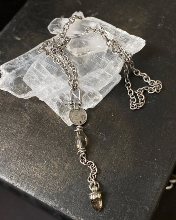 Smoke Rosary Necklace