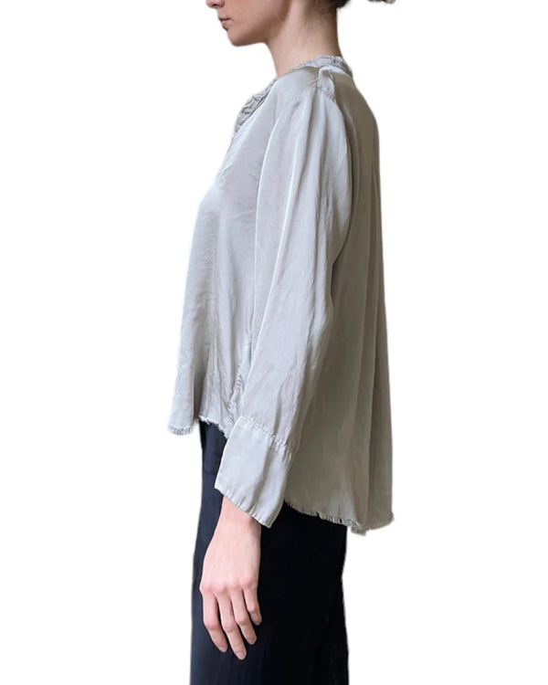 JAGA Sofia Blouse in Nude shop at well heeled vt