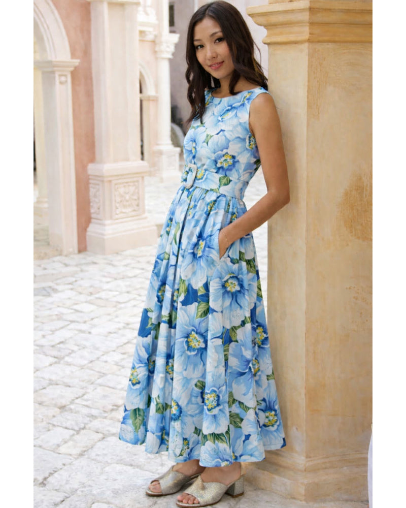 Aster Sleeveless Midi Dress