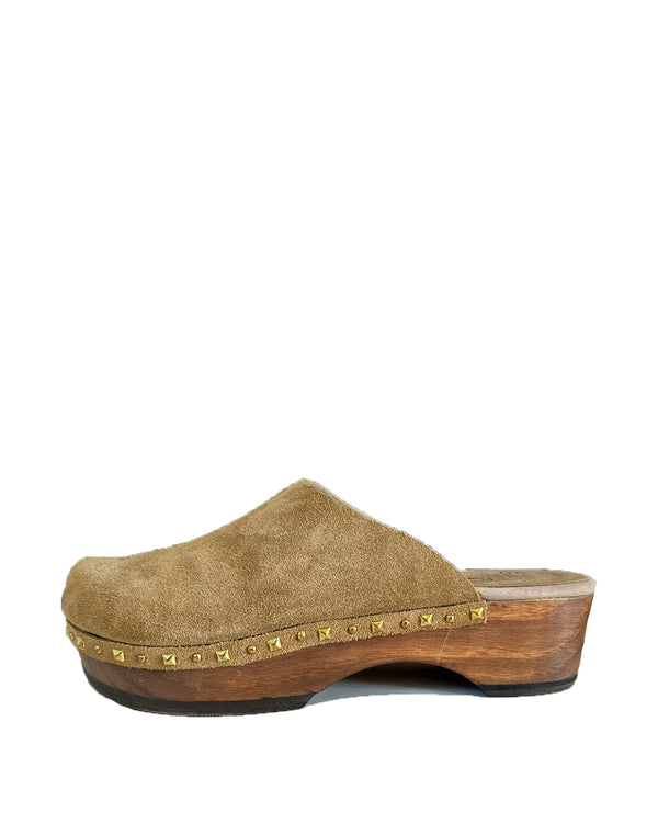 Scout Clog | Biscuit Suede