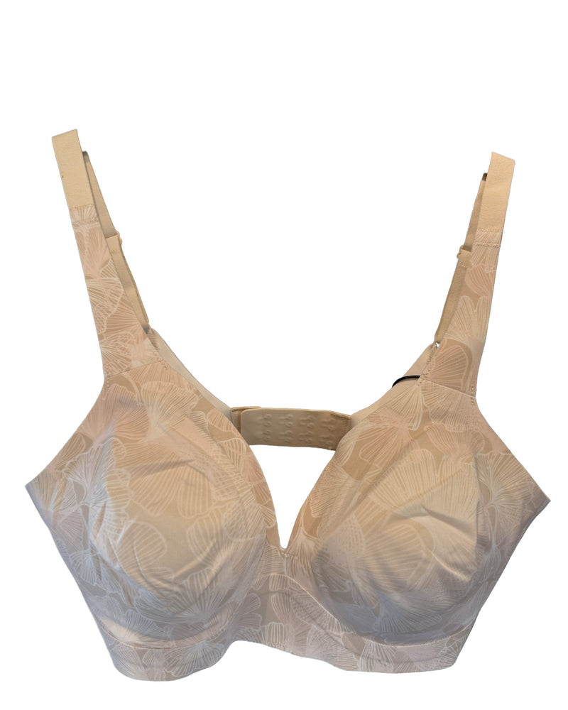 Evelyn & Bobbie Starlette Plunge Bra in Champ Gingko on white background