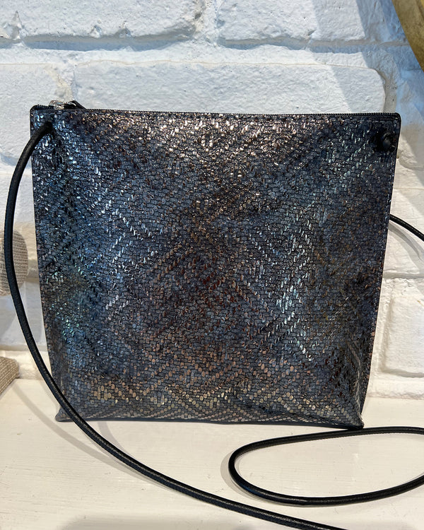 Strappy Pouch | Twill Metallic