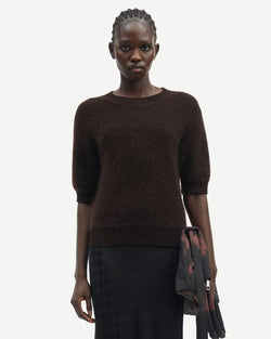 Jeanne Short Sleeves | Chocolate