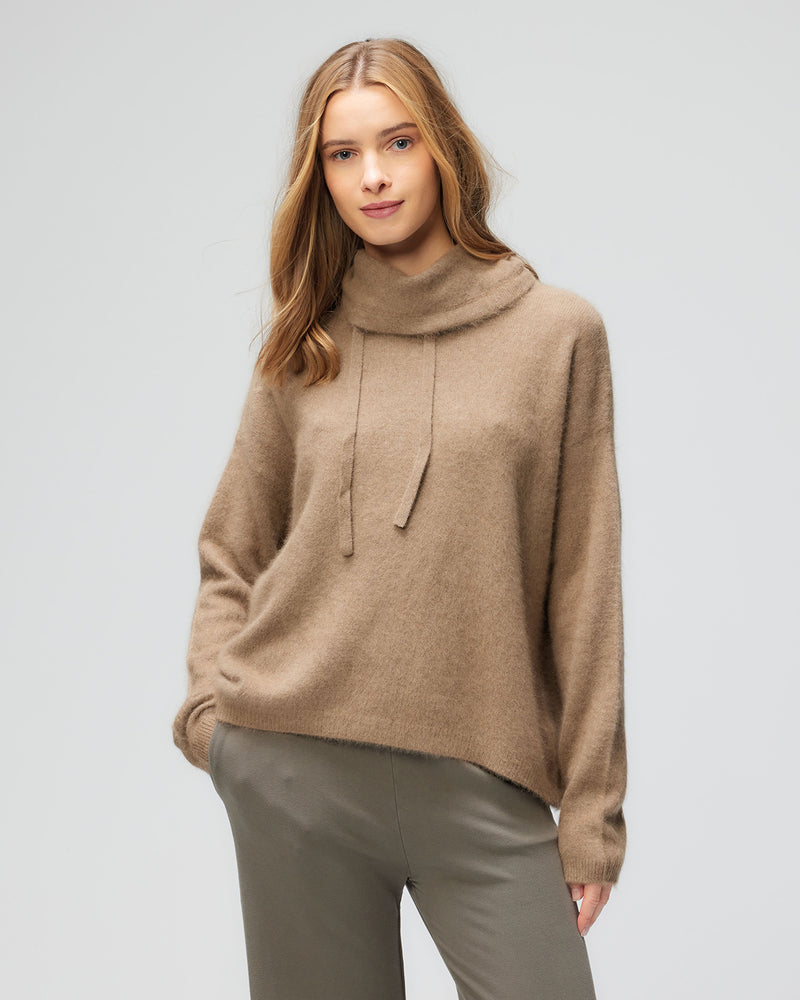 Ultra Soft Long Sleeve T Neck | Bison